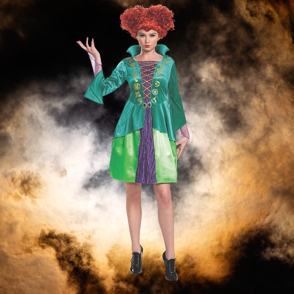 NWOT Disney Hocus Pocus Wini Costume Juniors Size Med 8-10
